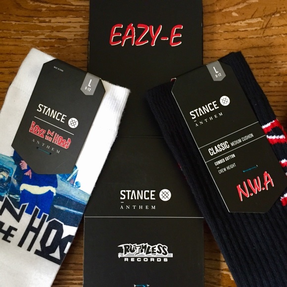 🔥🎧 NEW Stance Socks Legends of Hip Hop NWA 🎧🔥 - Picture 8 of 8